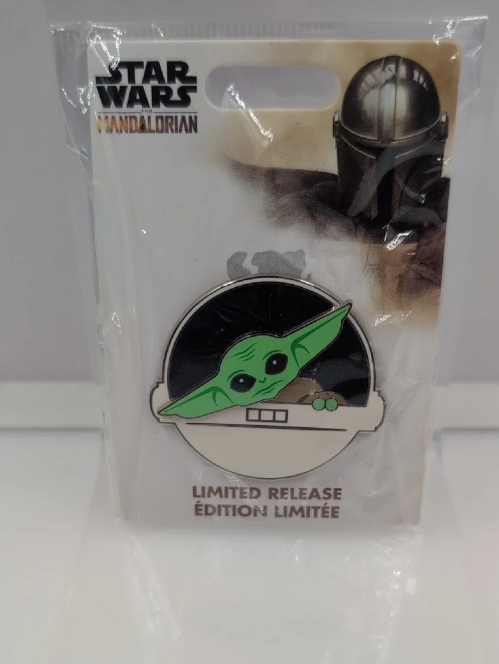 Disney Star Wars Grogu Enamel Pin - Green, Black, White C65